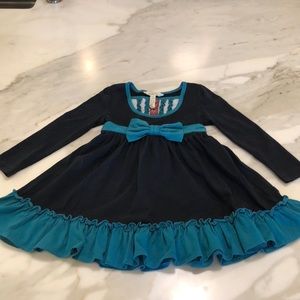 Matilda Jane Black and teal dress
